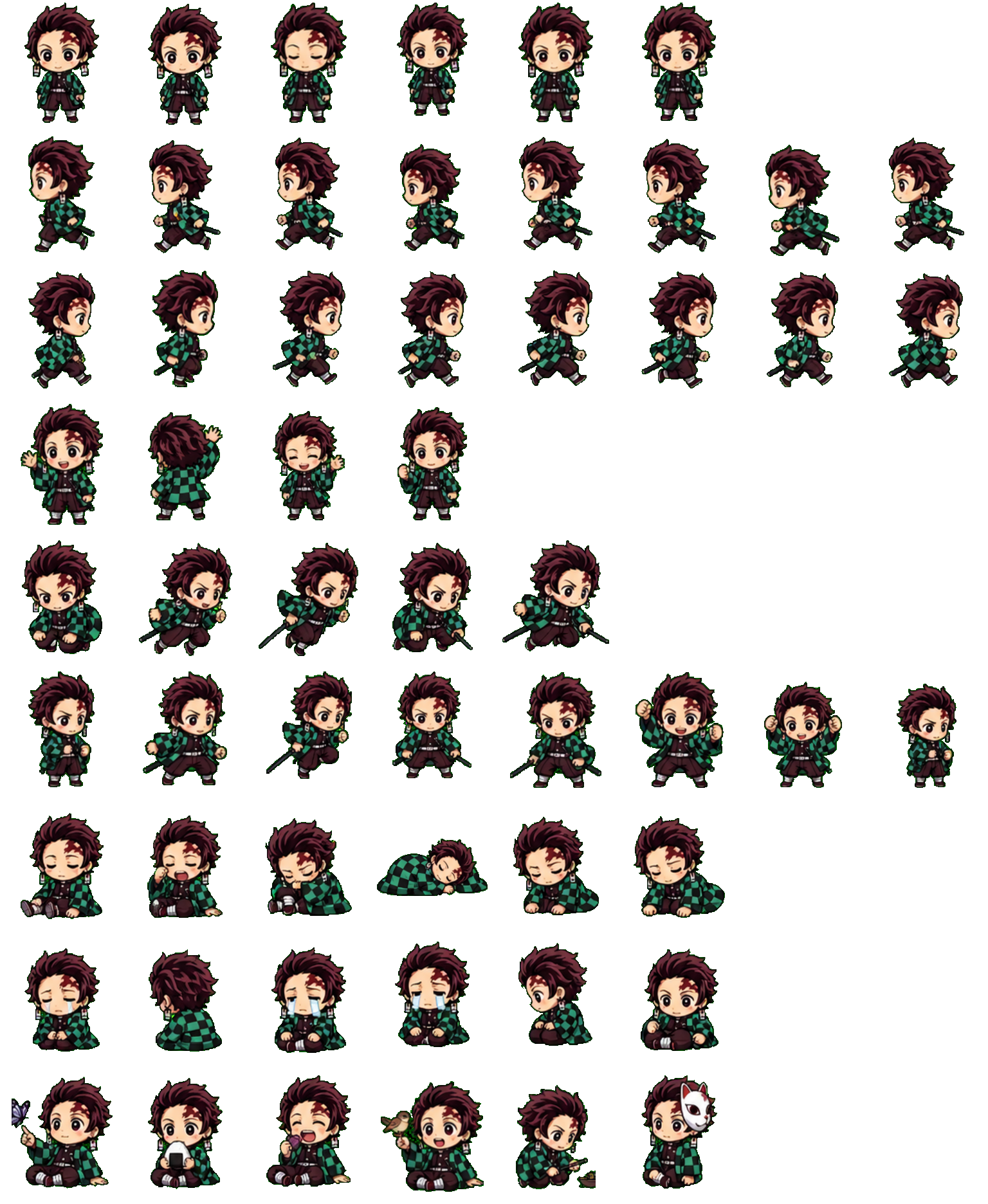 Tanjiro Kamado Codex pet original spritesheet