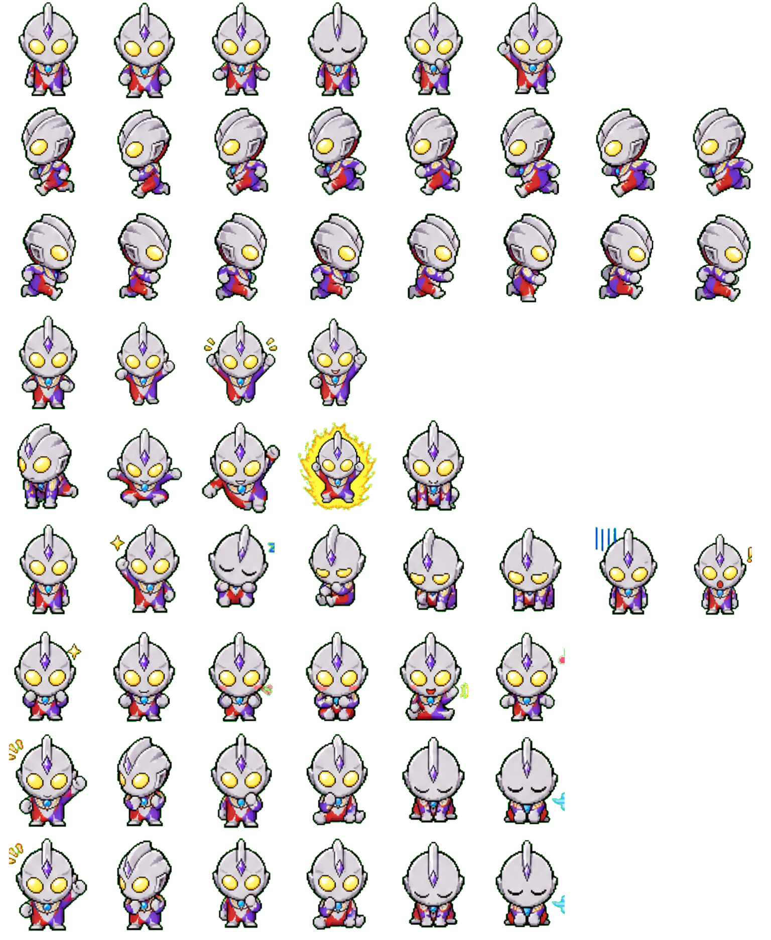 Tiga Codex pet original spritesheet