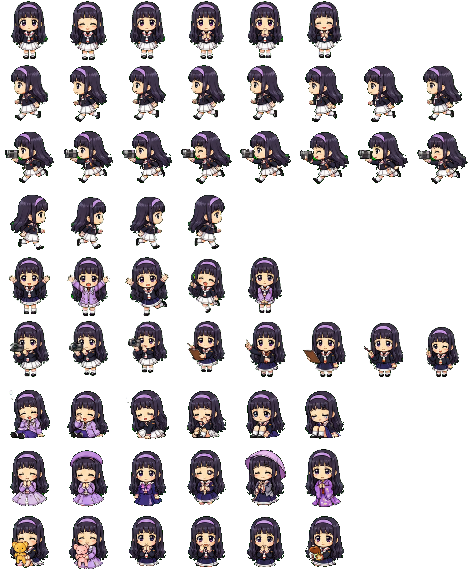 Tomoyo Daidoji Codex pet original spritesheet