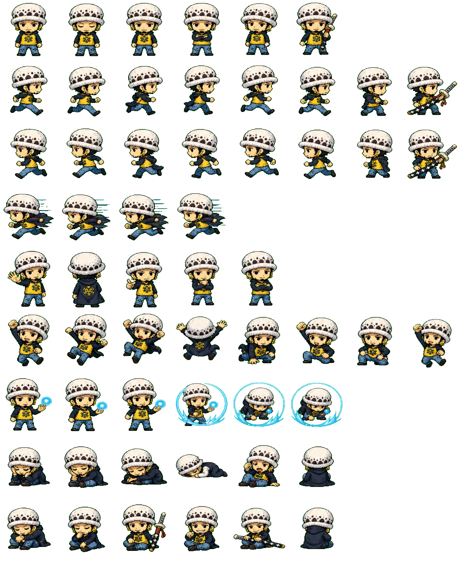 Trafalgar Law Codex pet original spritesheet