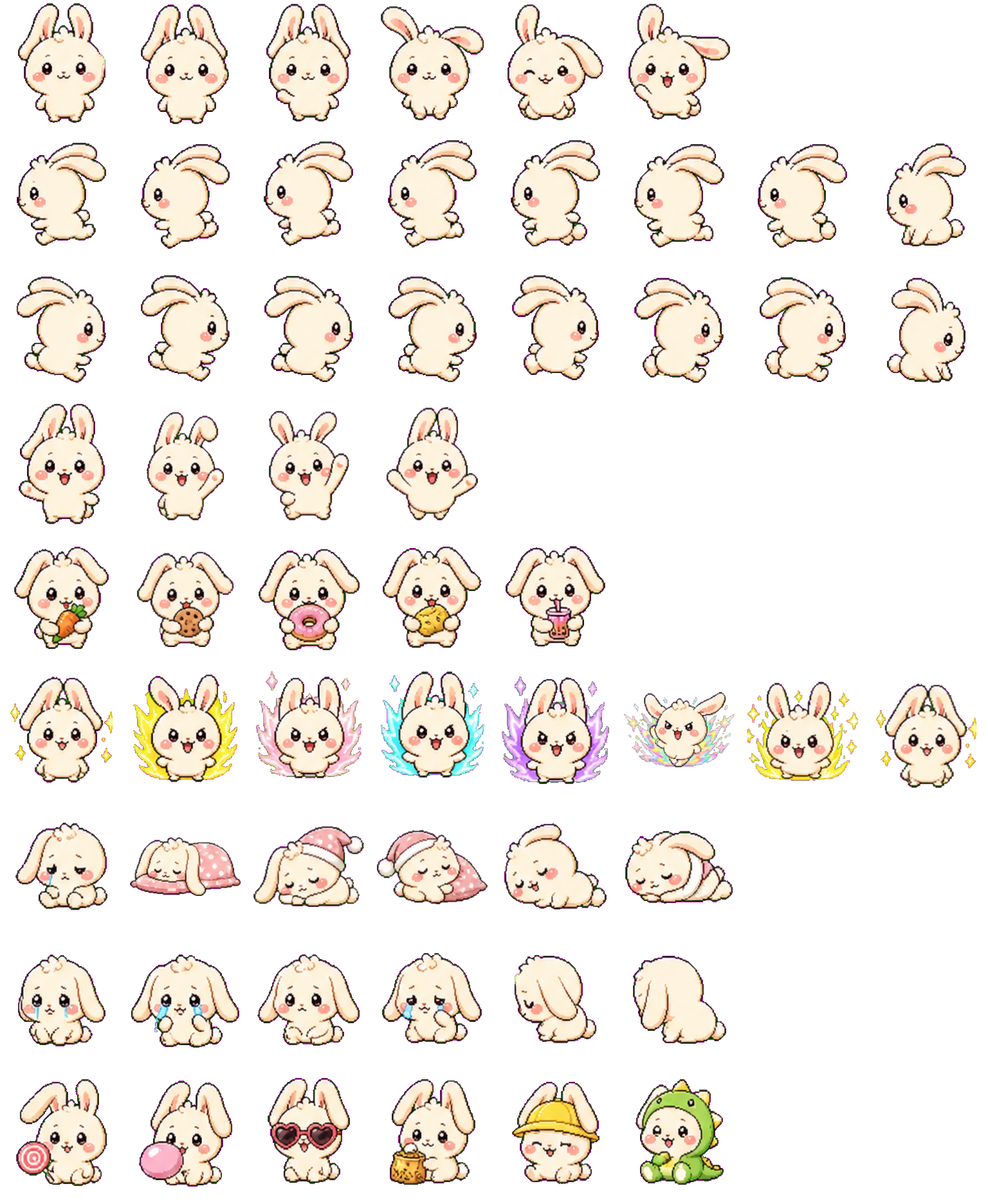 Usagi Codex pet original spritesheet