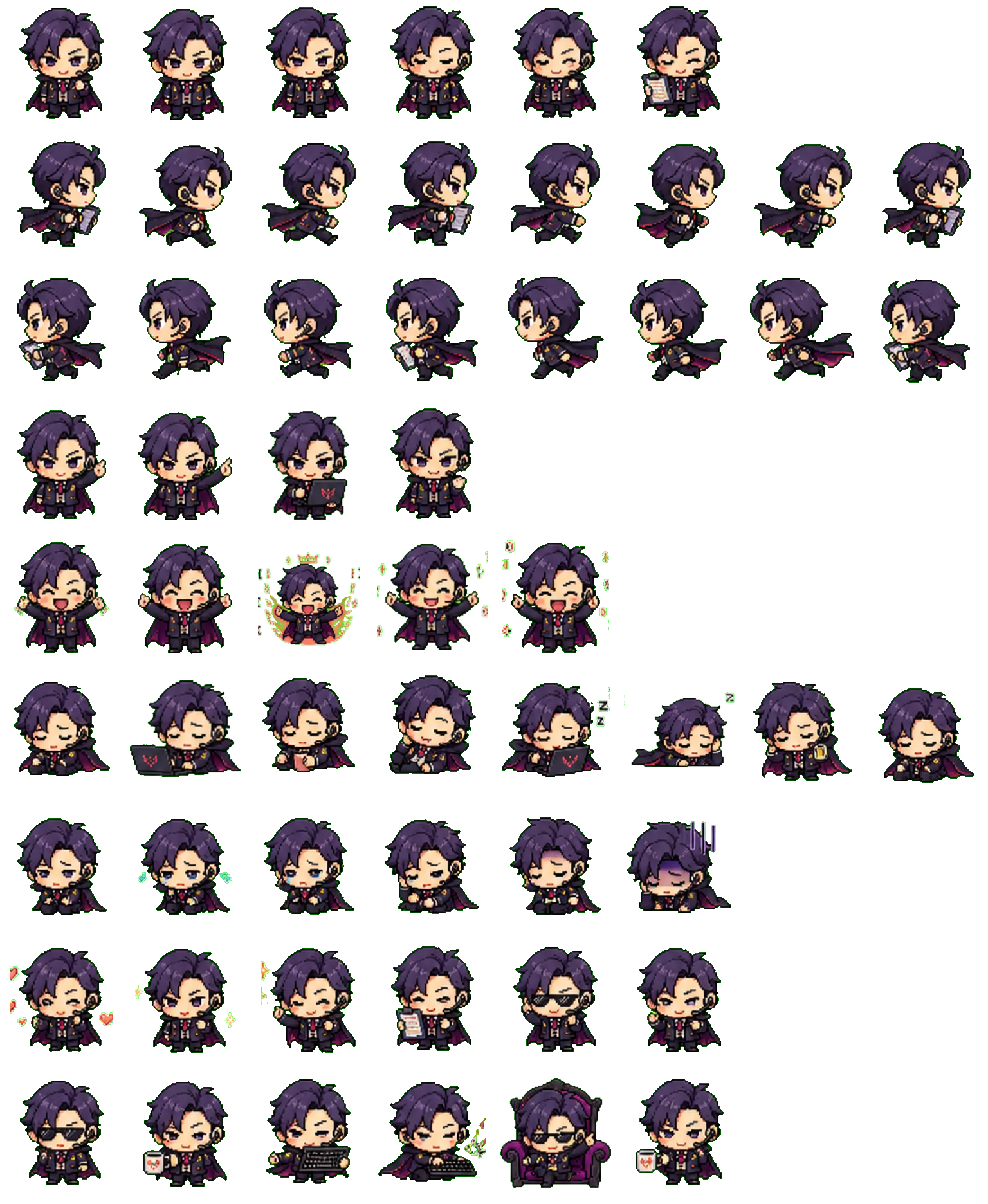 Villain Coder Codex pet original spritesheet