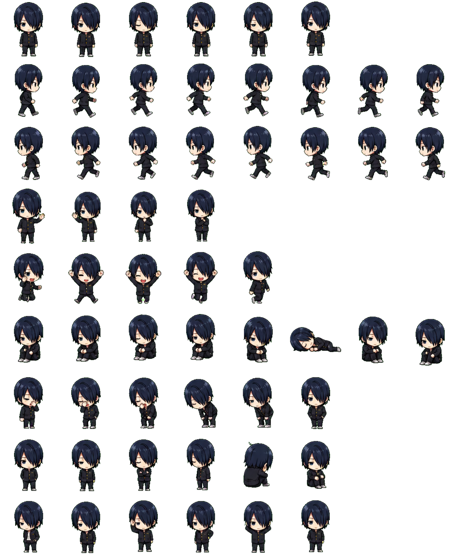 Yuu Ishigami Codex pet original spritesheet