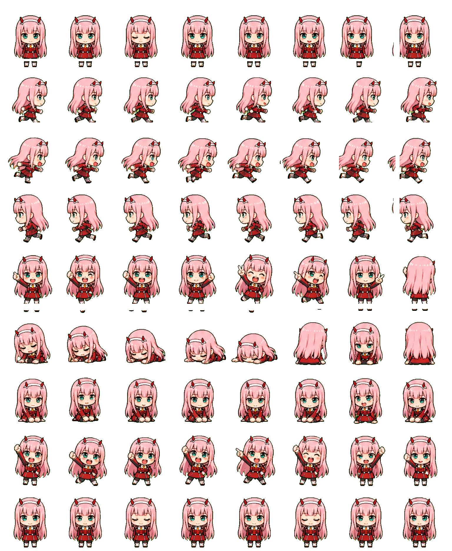 Zero Two Codex pet original spritesheet