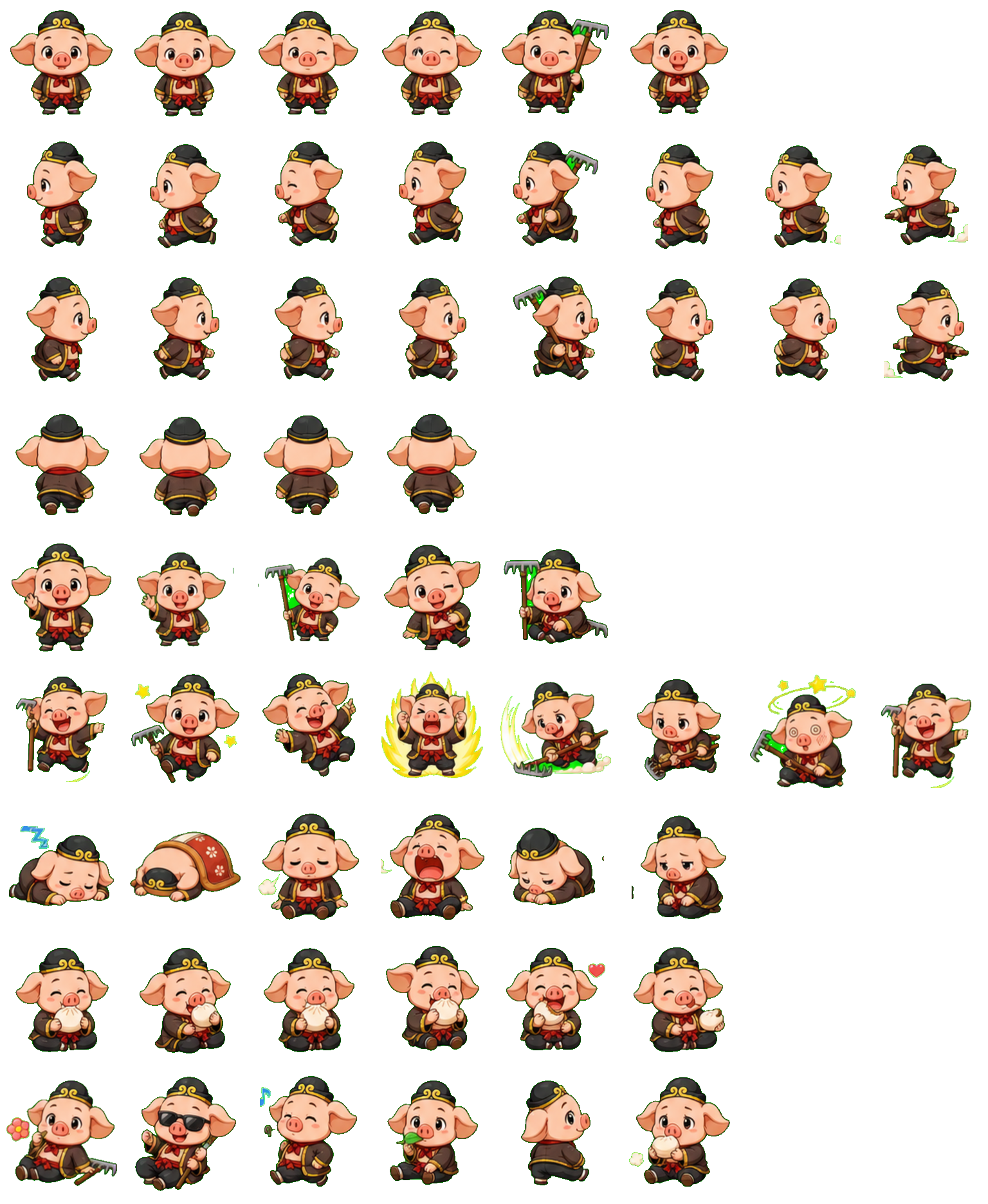 Zhu Bajie Codex pet original spritesheet
