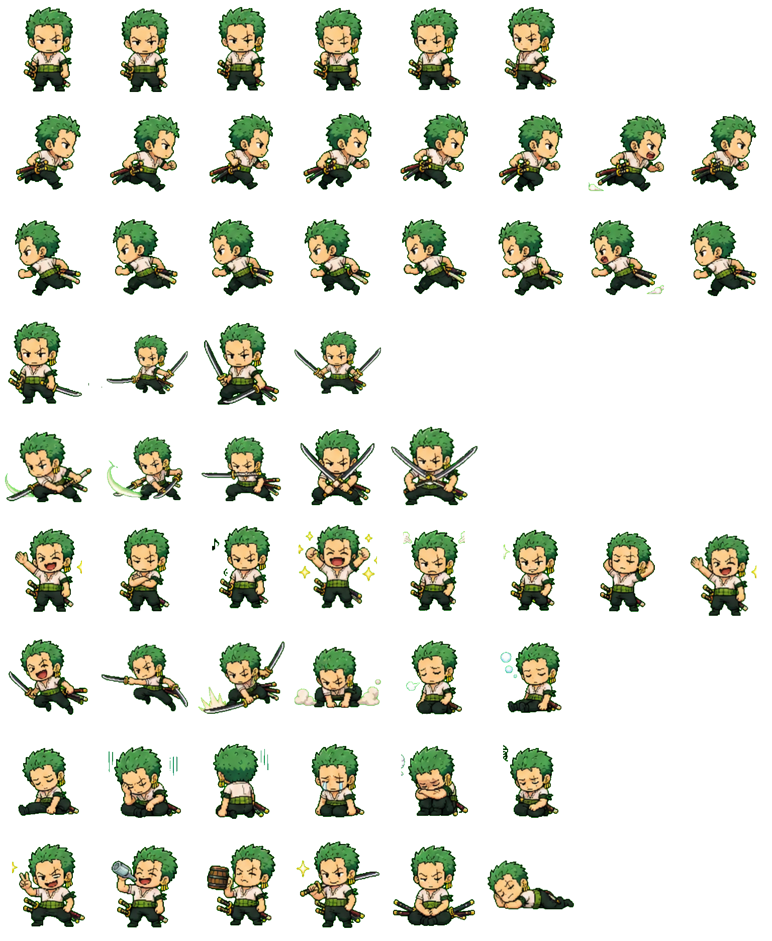 Zoro Codex pet original spritesheet