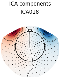 ICA components, ICA018