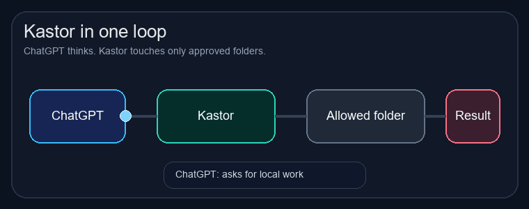 Kastor demo animation