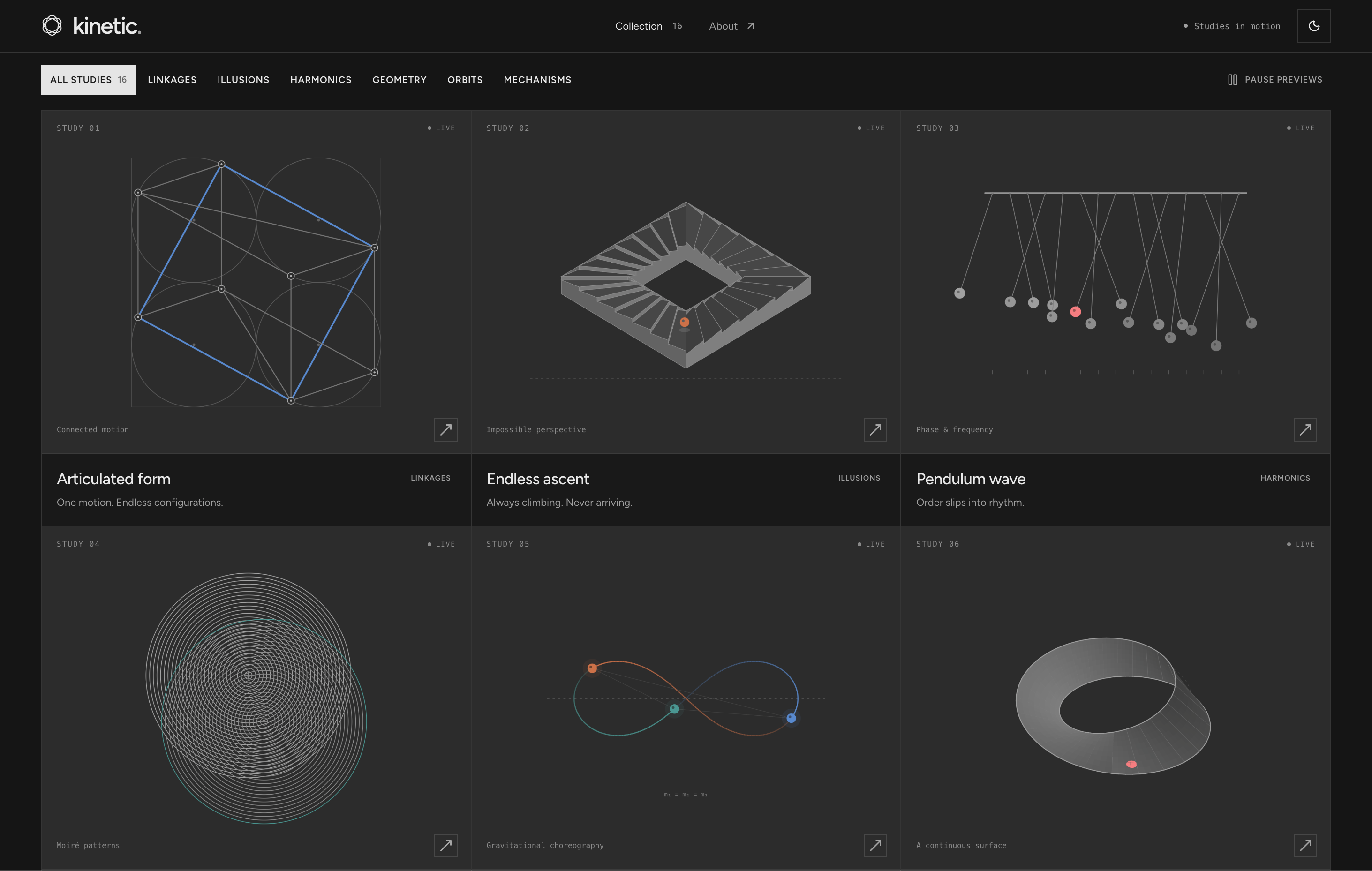 The Kinetic collection