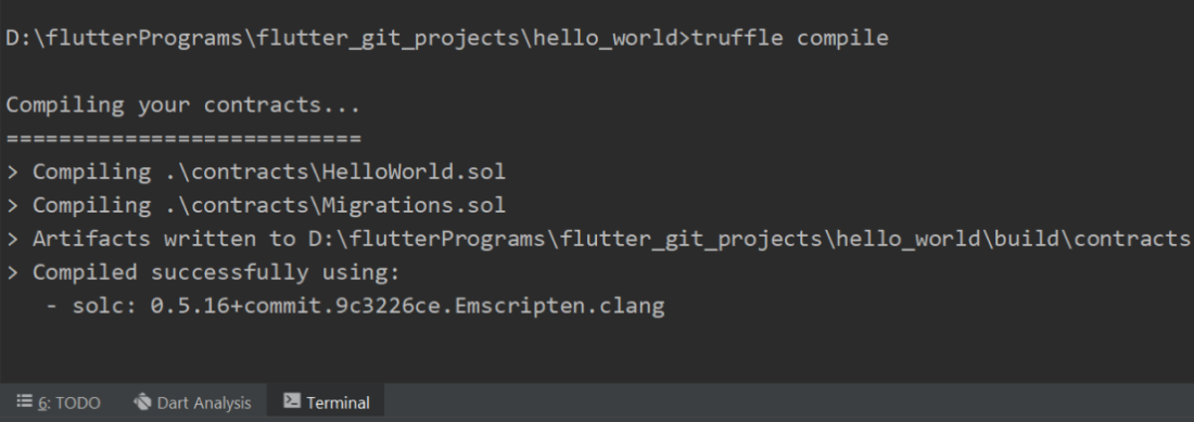 Truffle Compile