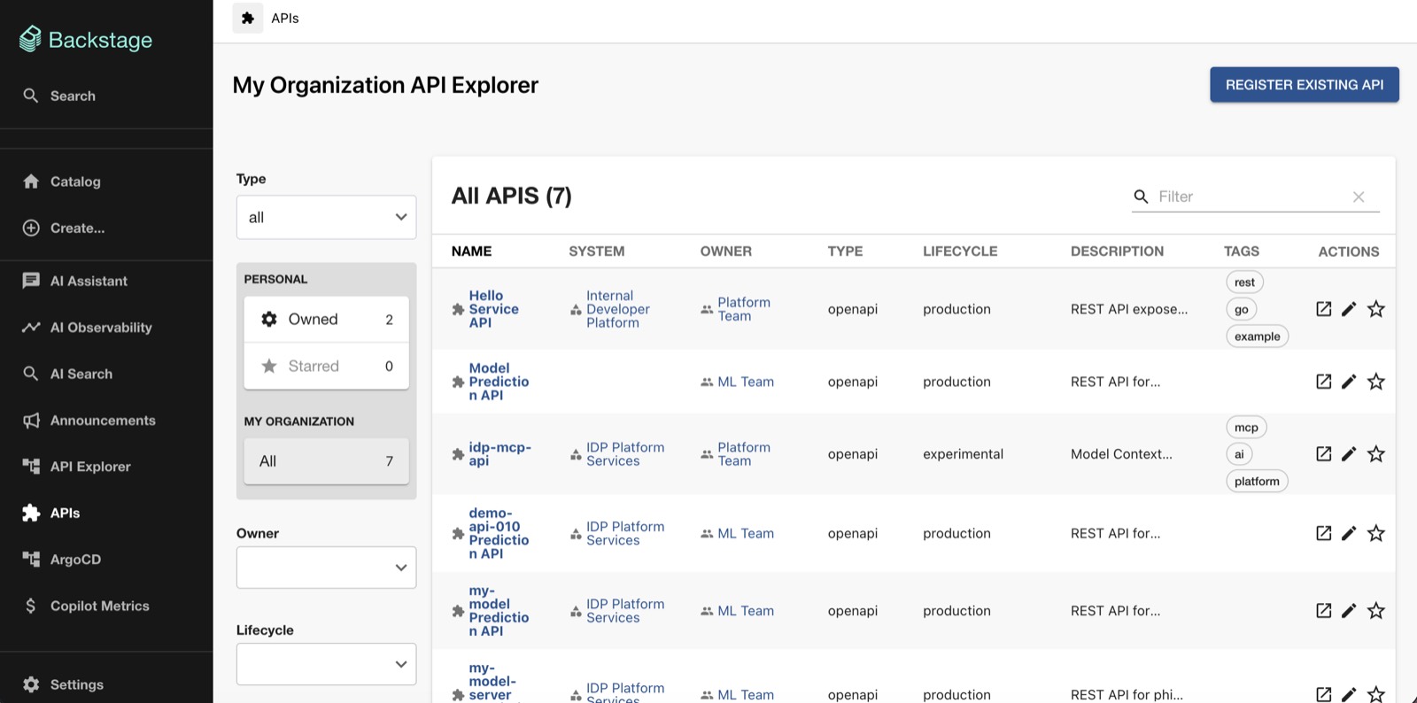 API Explorer