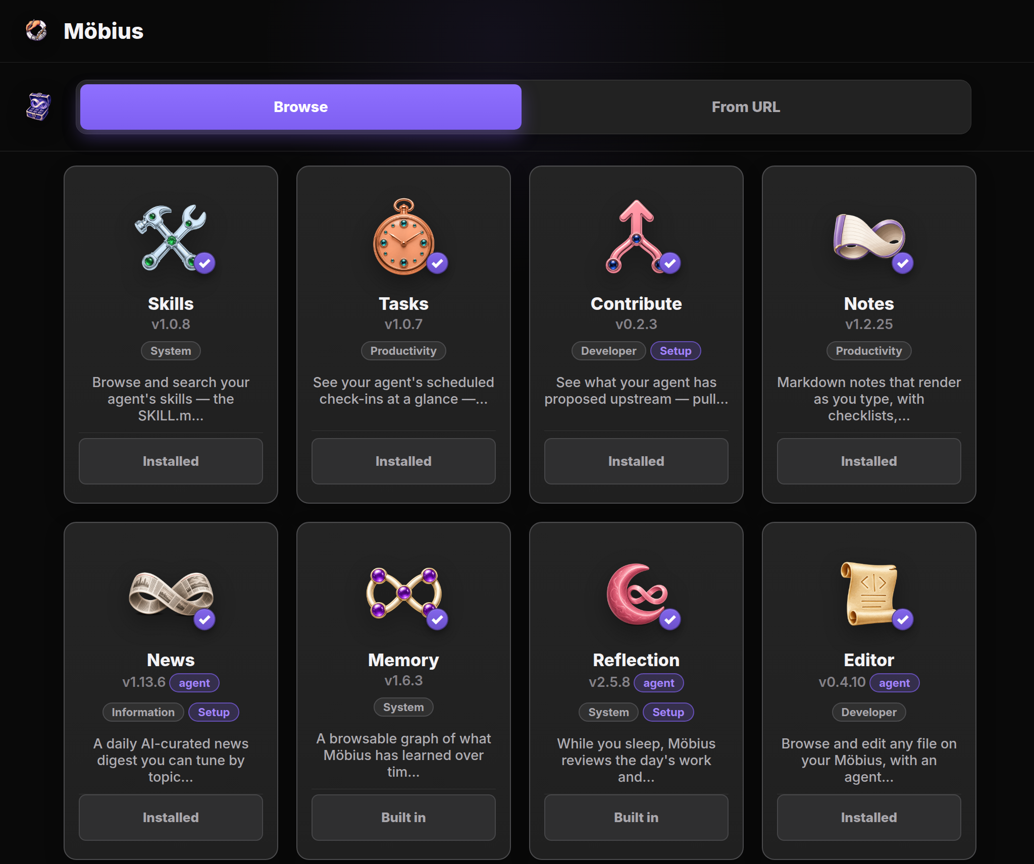 The Möbius App Store