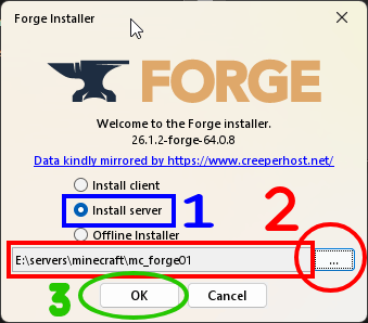 Forge Installer Server