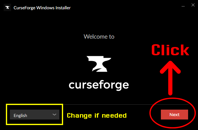 Curseforge Installation Wizard