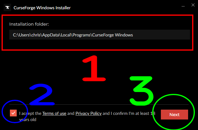 Curseforge Installation Wizard