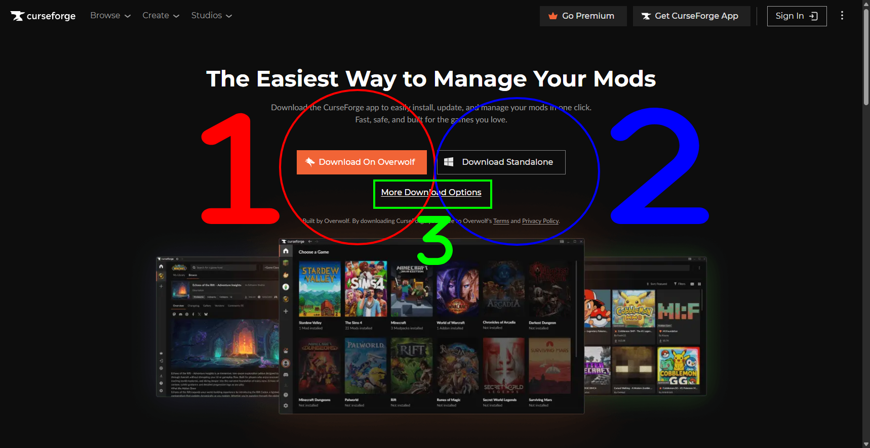 Curseforge Download Page