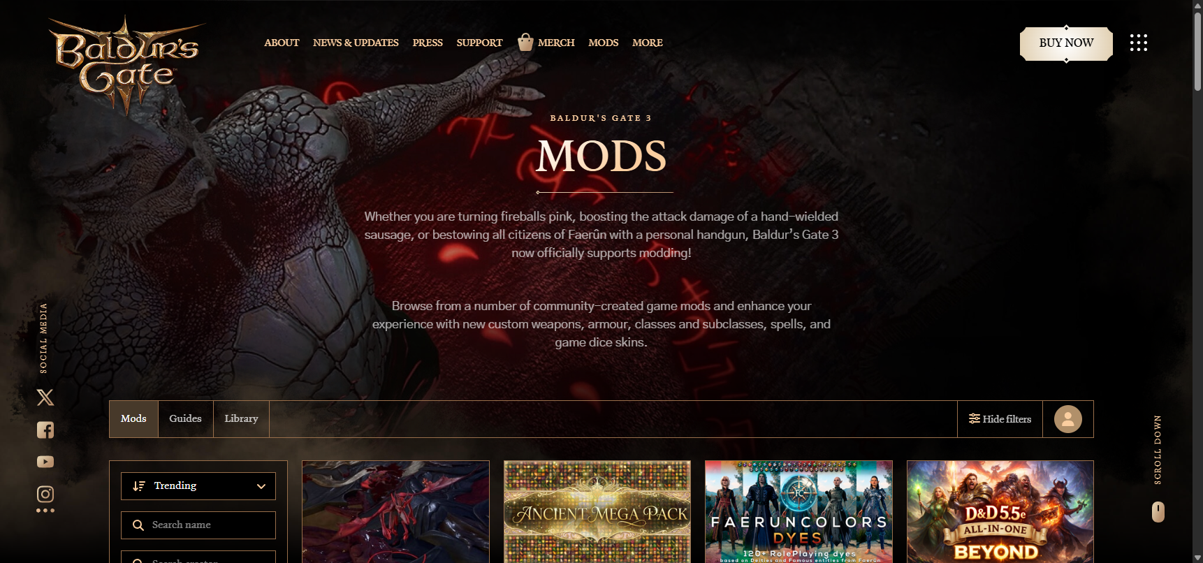 BG3 Official Website