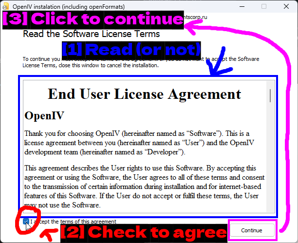 OpenIVのライセンス契約