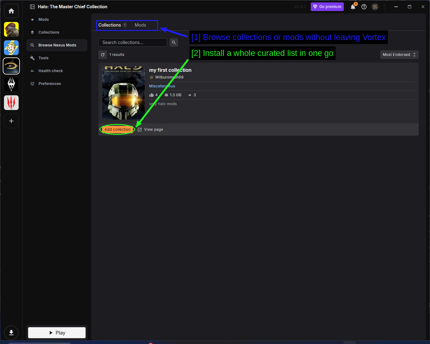 Explorando Nexus Mods desde Vortex