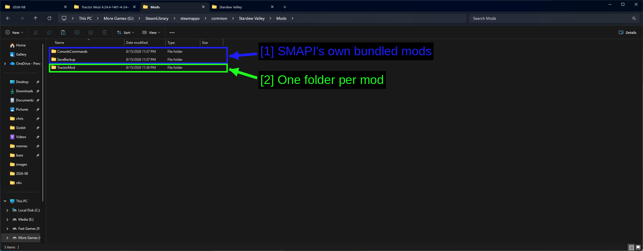 The Mods Folder