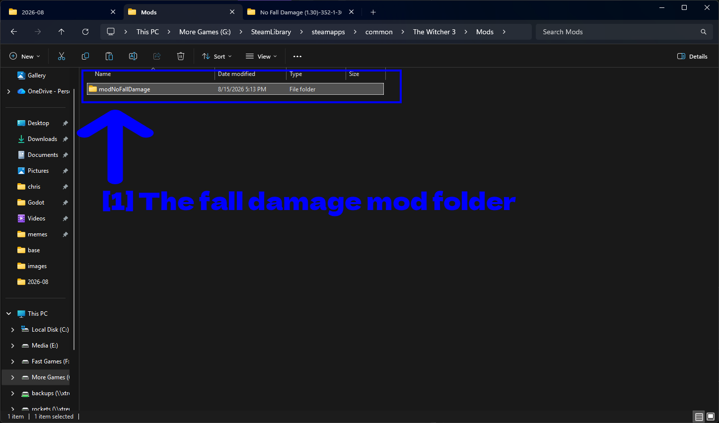 Le Dossier Du Mod Extrait