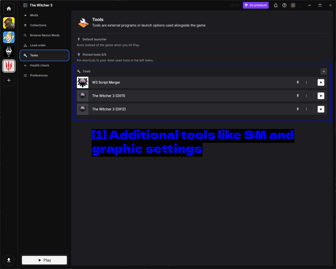 Les Outils Dans Vortex