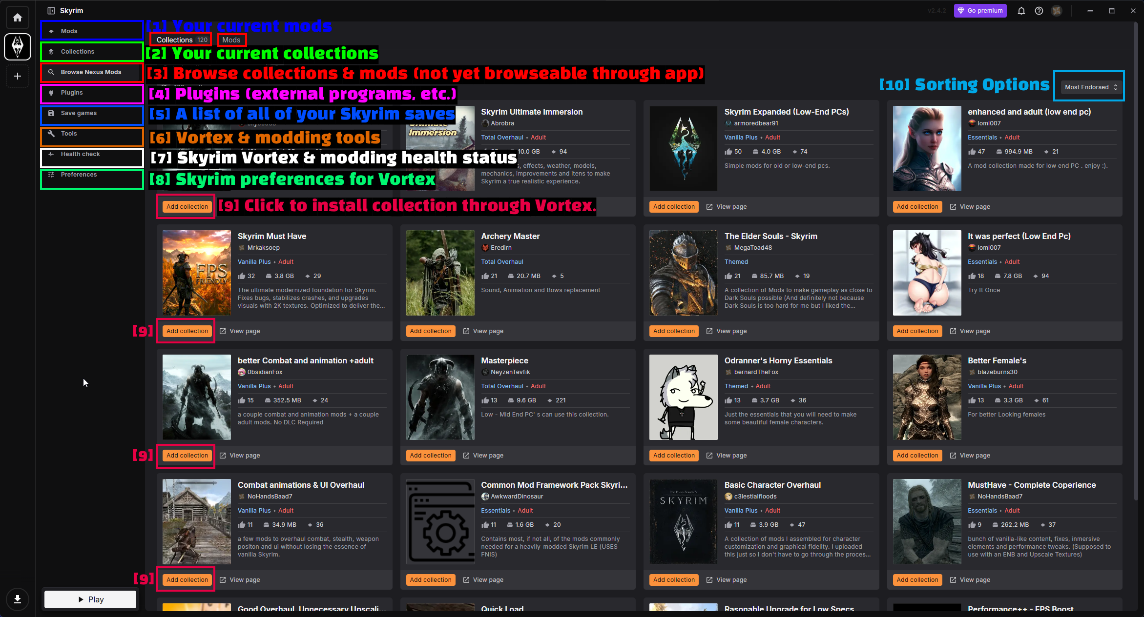 The Skyrim Page In Vortex