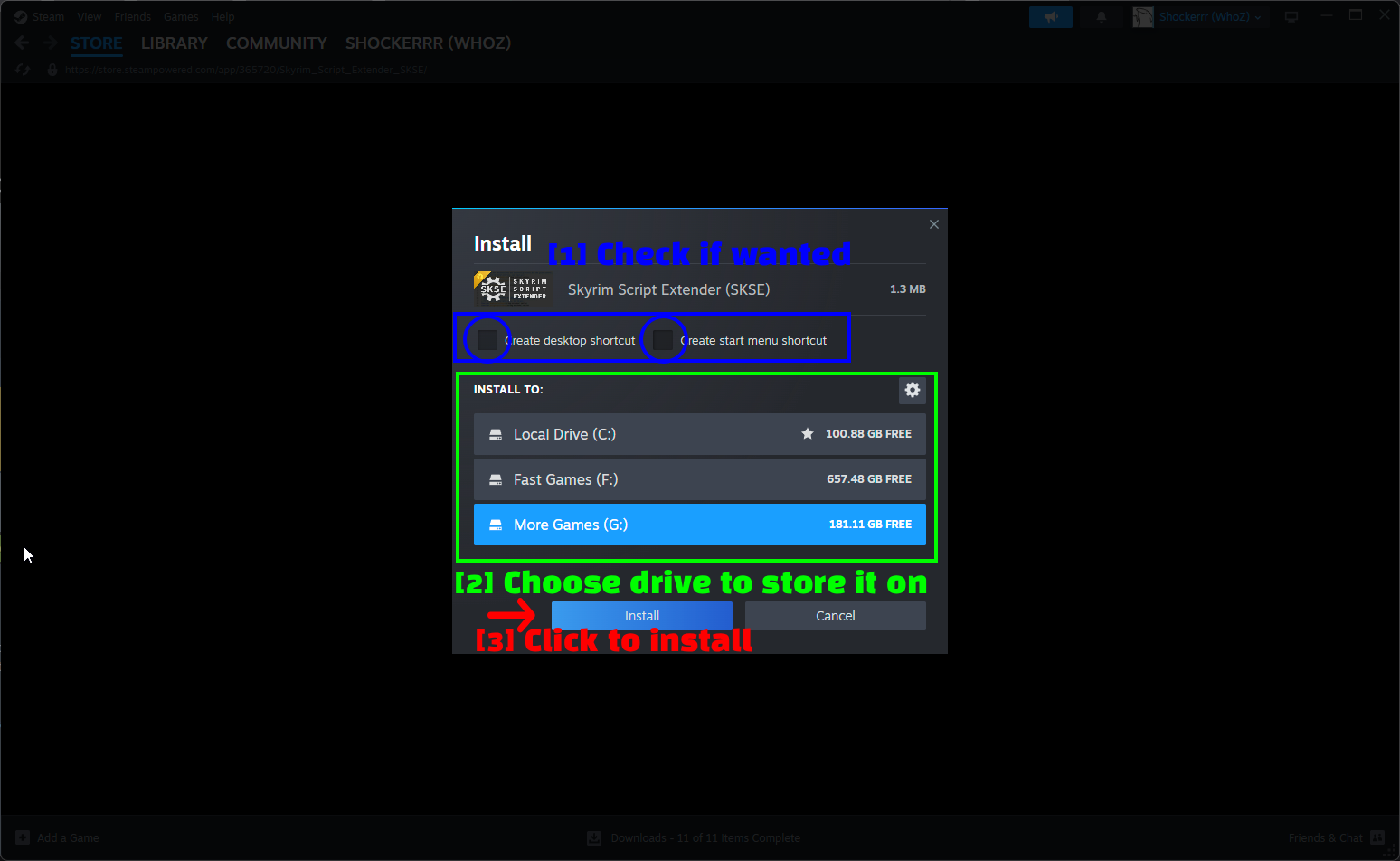 SKSE Steam Install Prompt