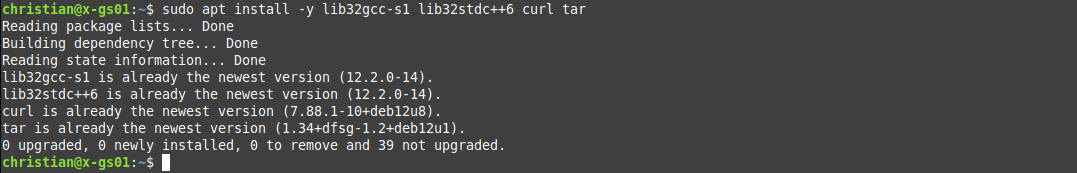 SteamCMD Packages