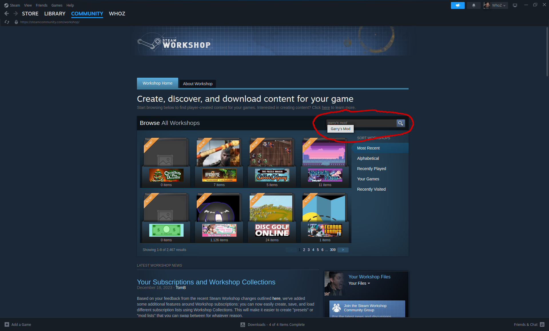 Workshop Search For Garry's Mod