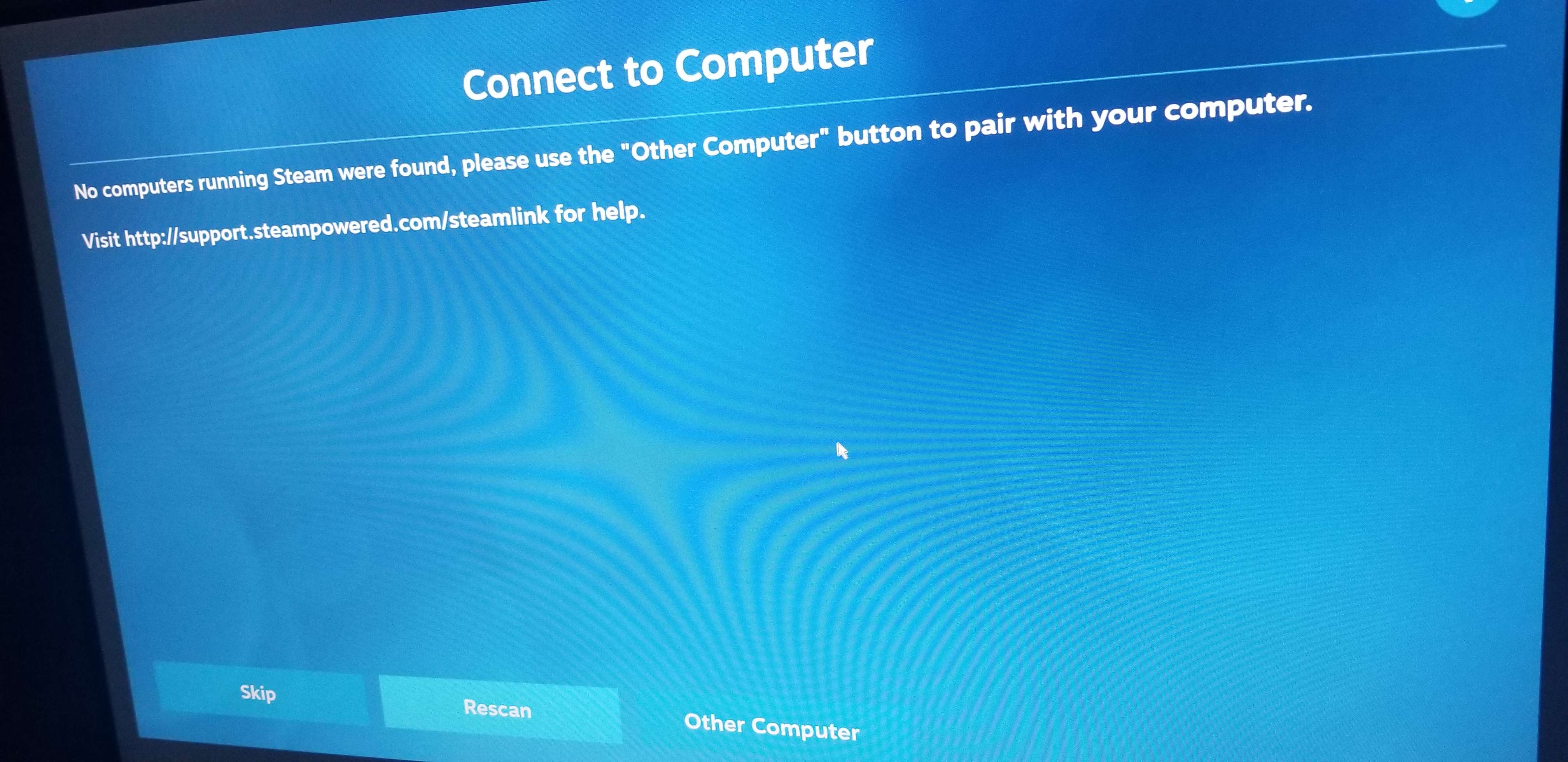 Steam Link No Computers