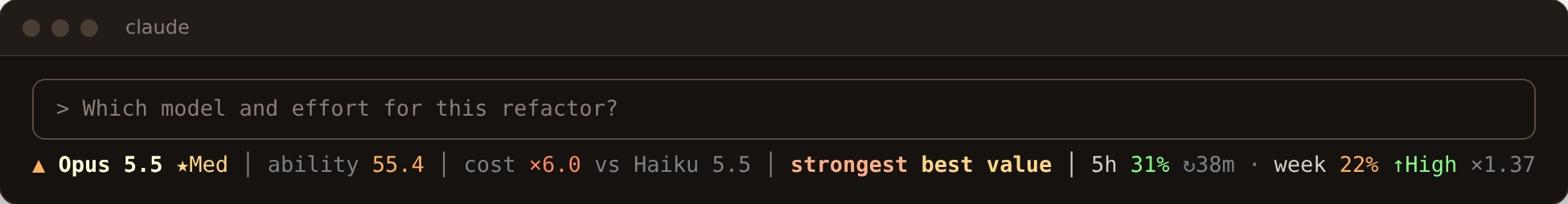 Claude Code status line