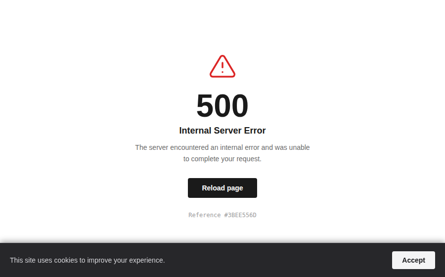 Decoy error screen