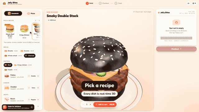 Jelly Bites 3D fast-food store
