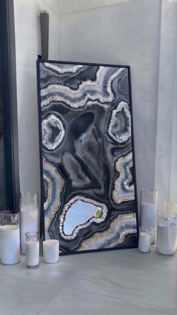 Black & Silver Panel