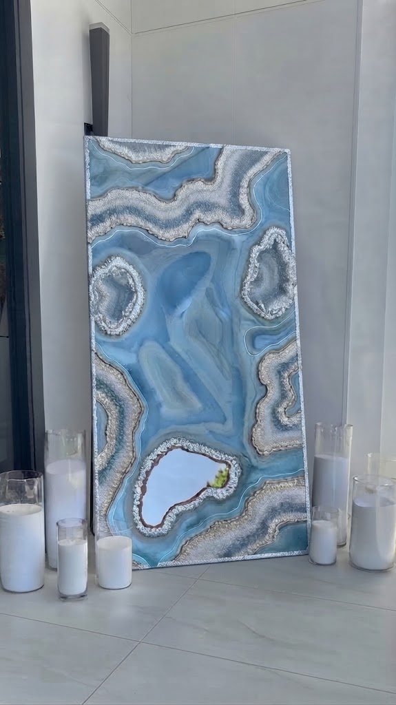 Blue & Silver Panel
