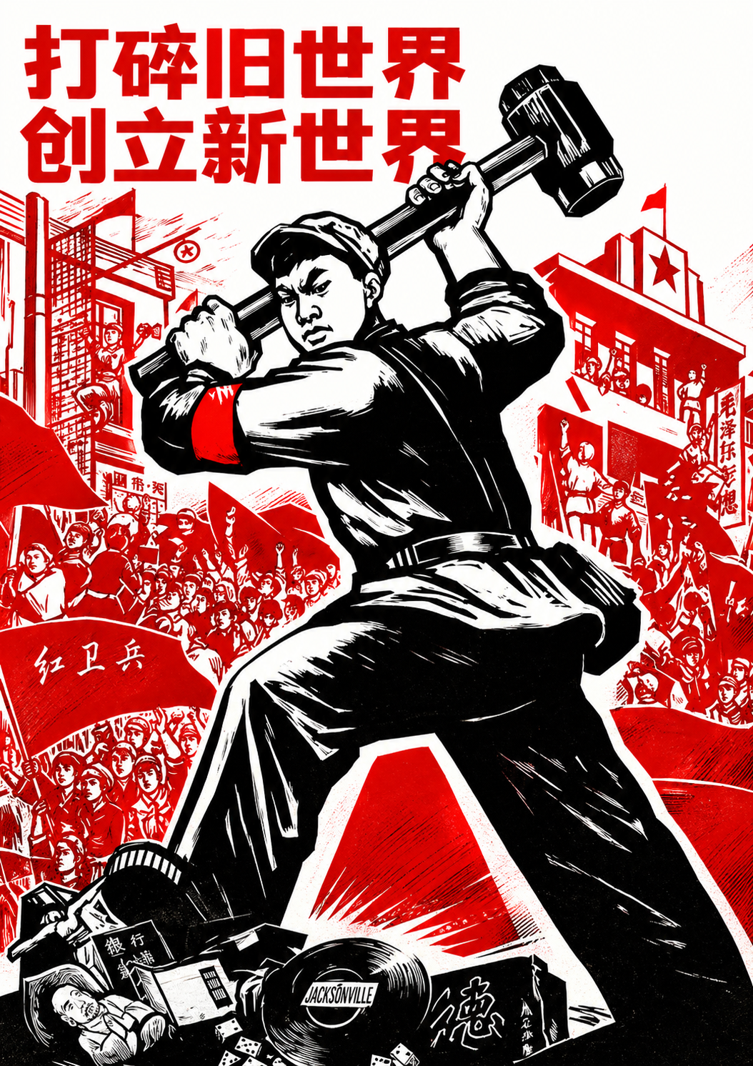 打碎旧世界,建设新世界