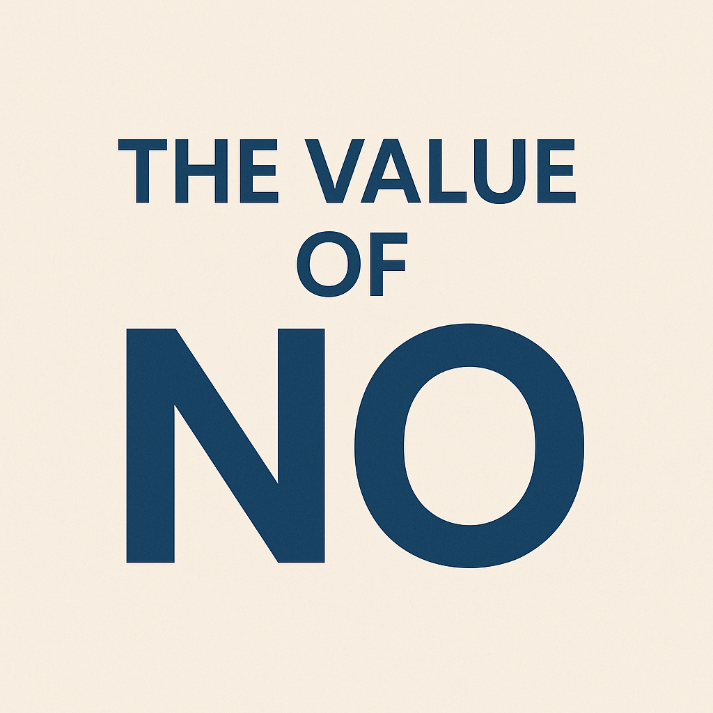The Value of Experts is saying "No"