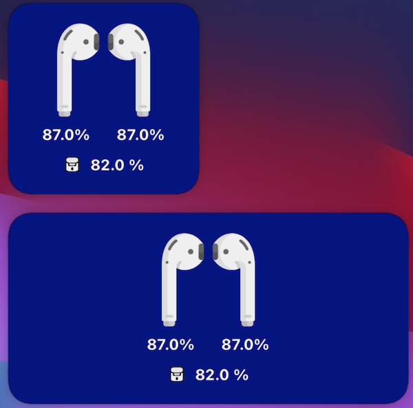 Image of AirPods Widget