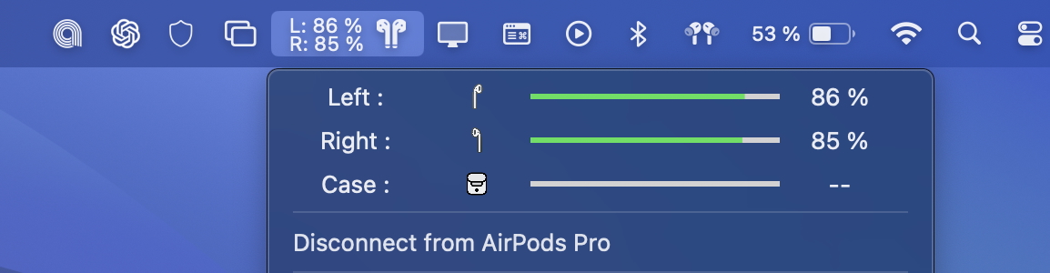 Image of AirPods Battery Monitor