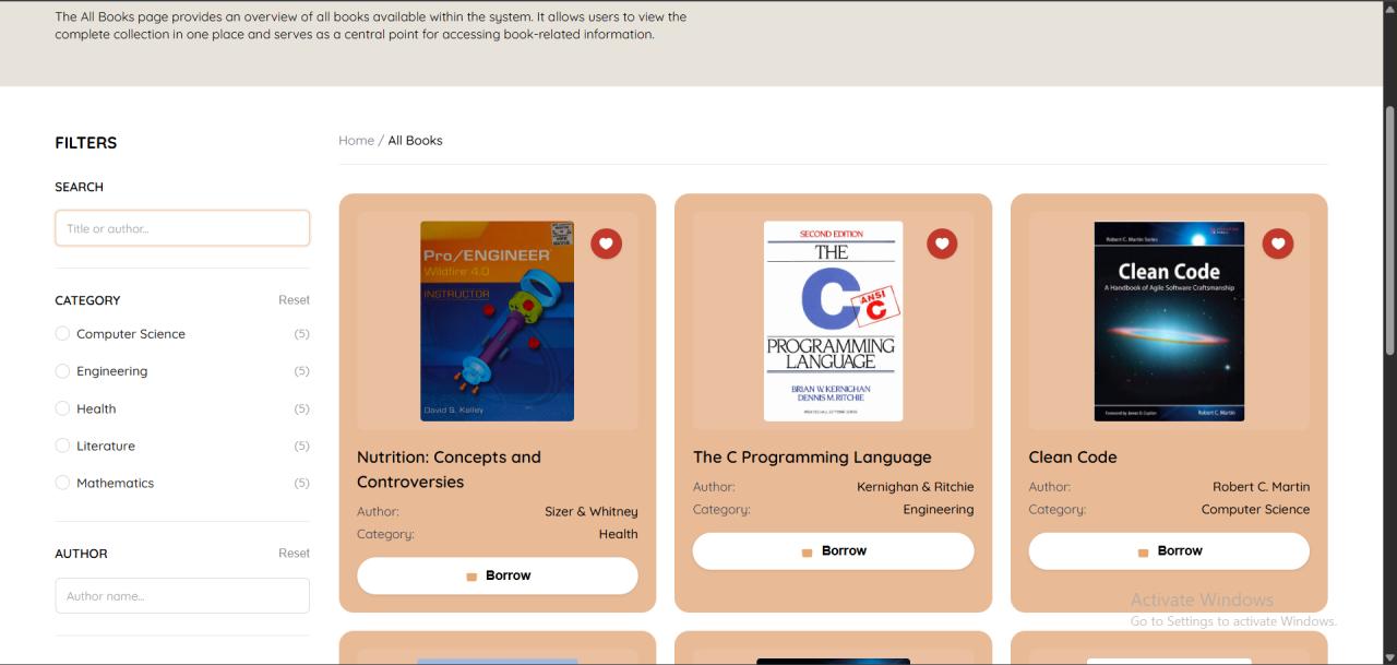 e-bib book catalog