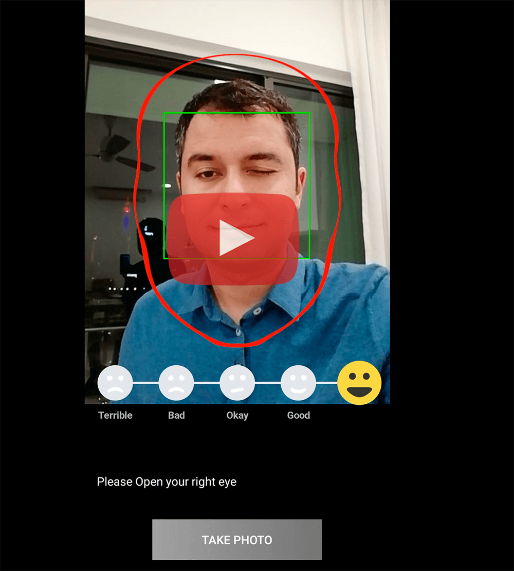 Android face detection demo