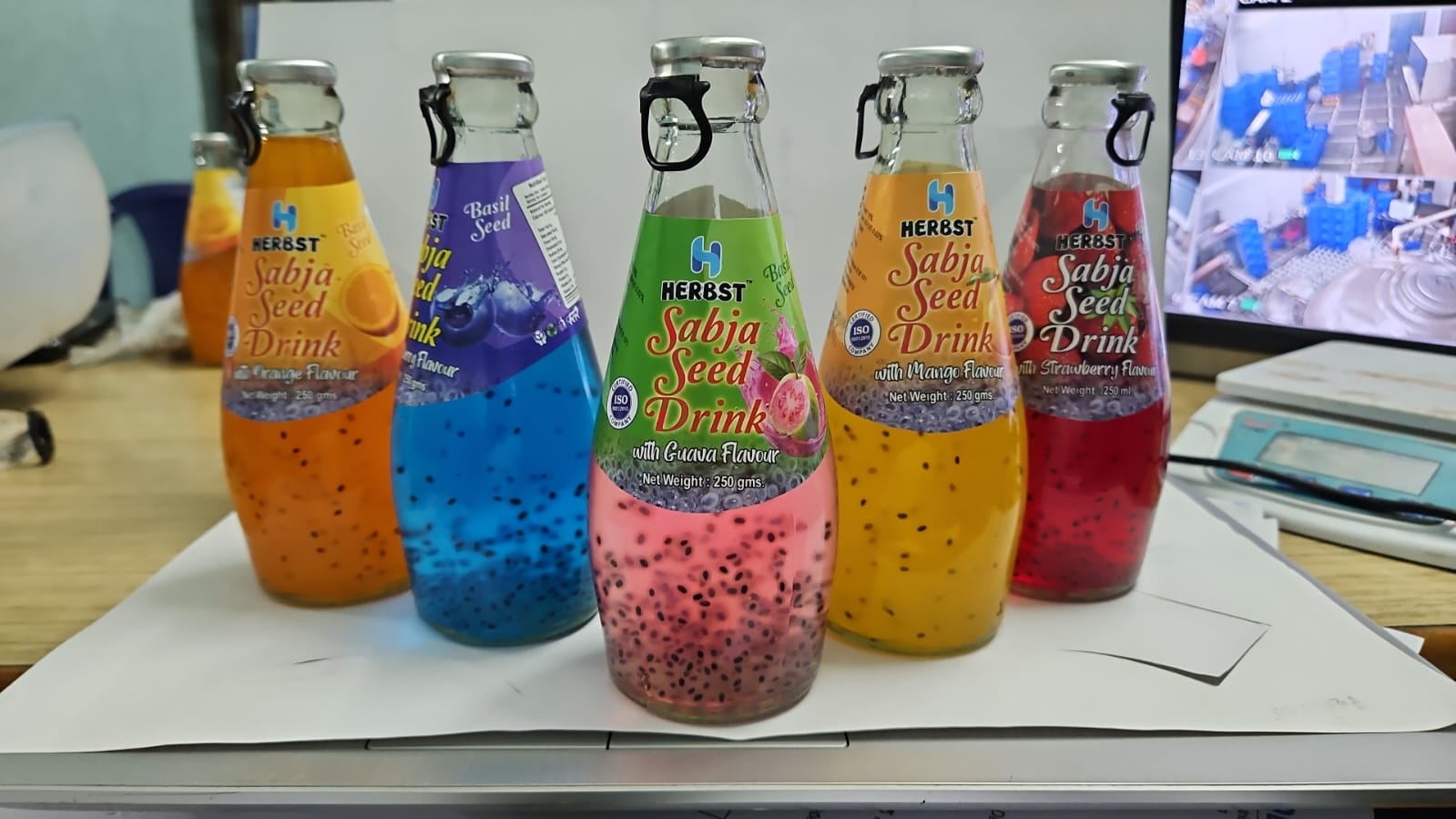 Herbst Sabja Seed Drinks Variety