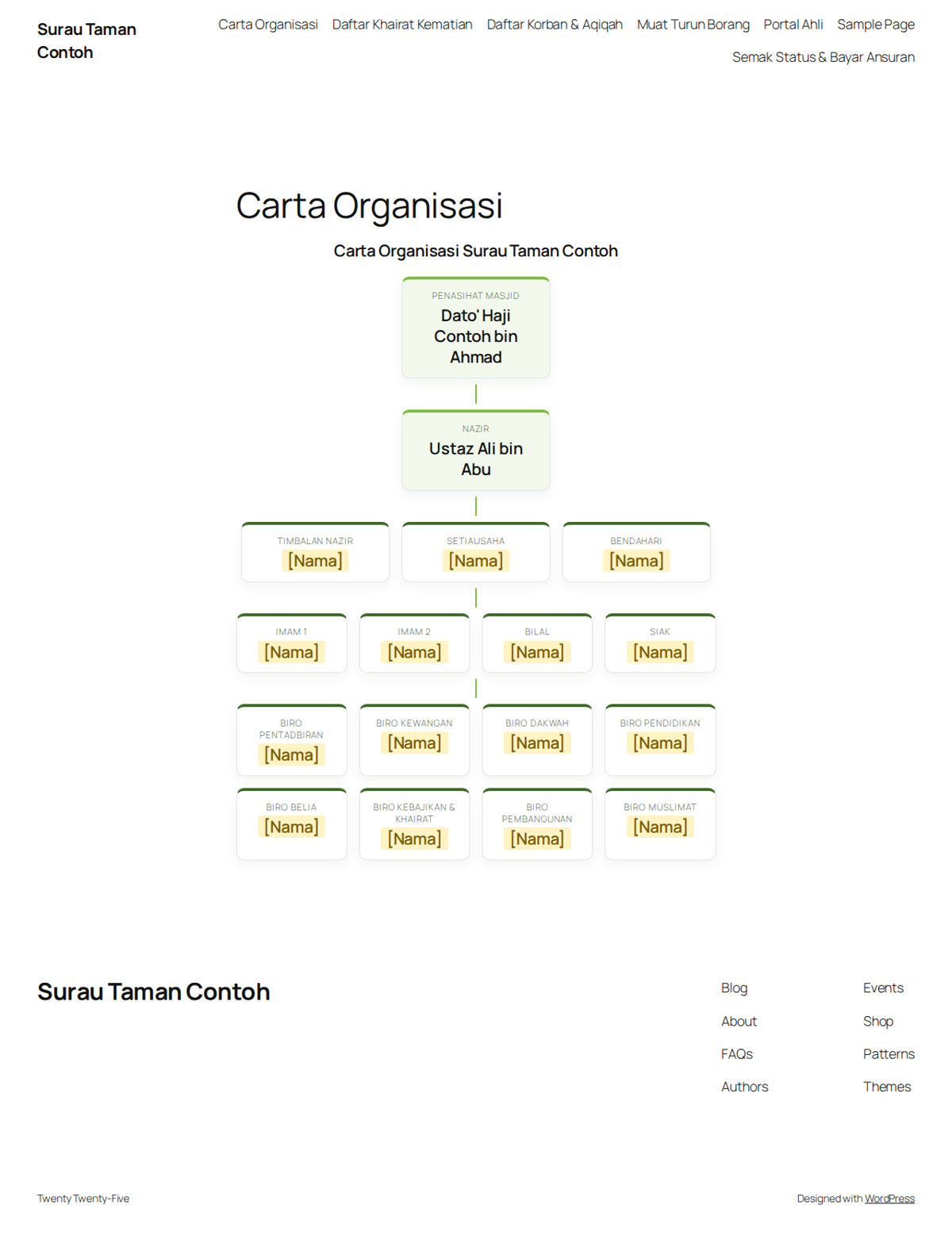Carta di laman web