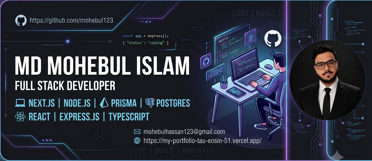 Mohebul Islam Banner