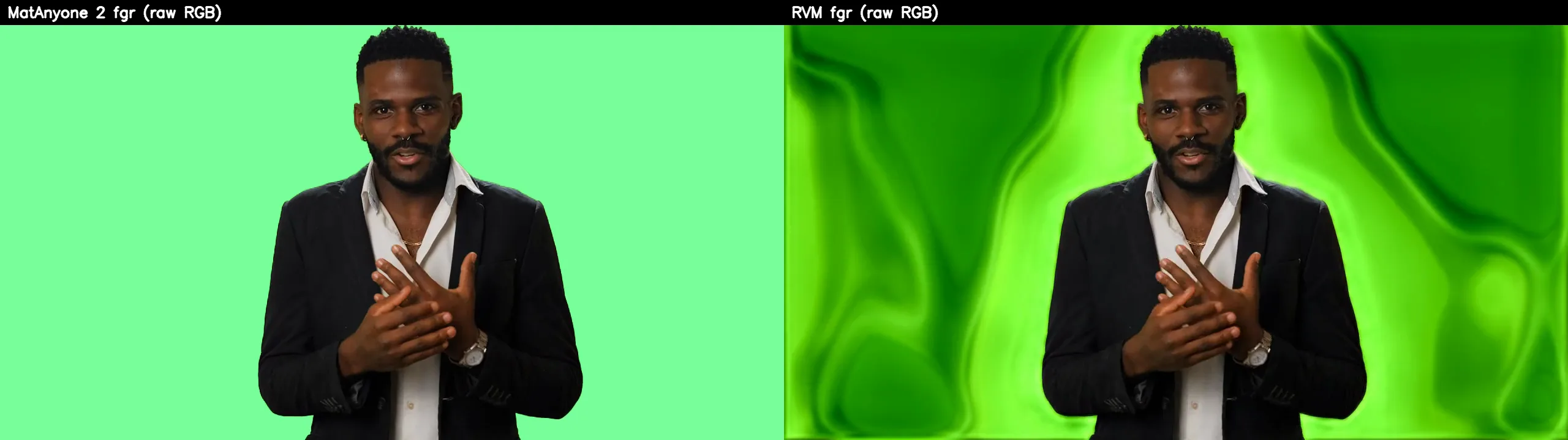foreground の RGB のみを抽出