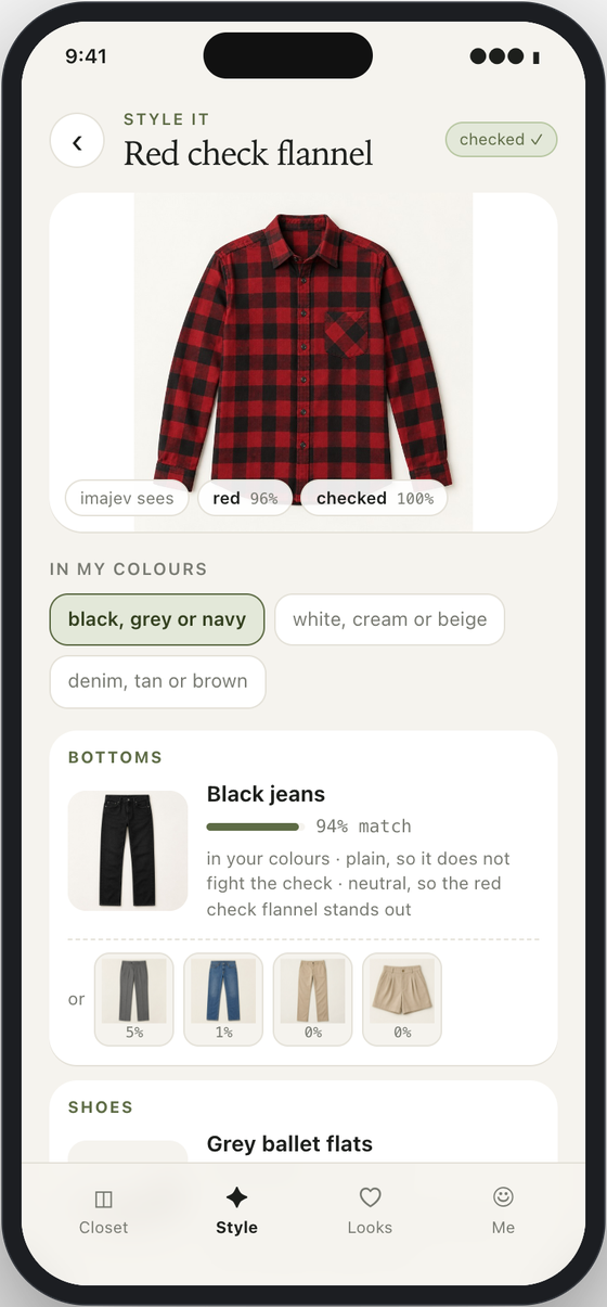 Stylist phone app