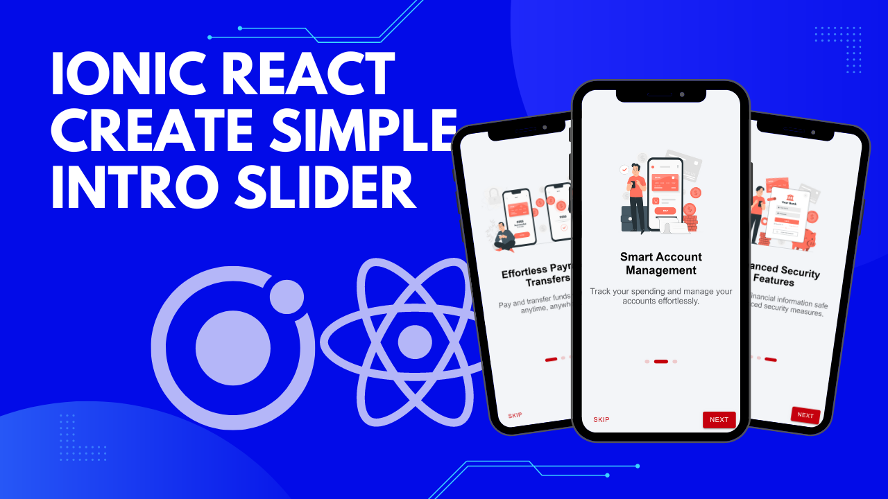 Ionic React intro slides