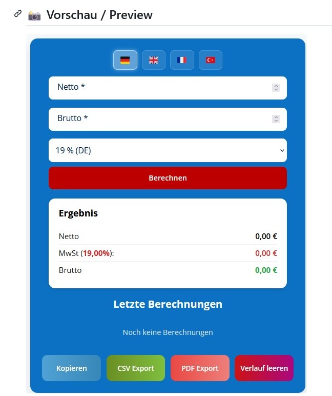 Vorschau / Preview