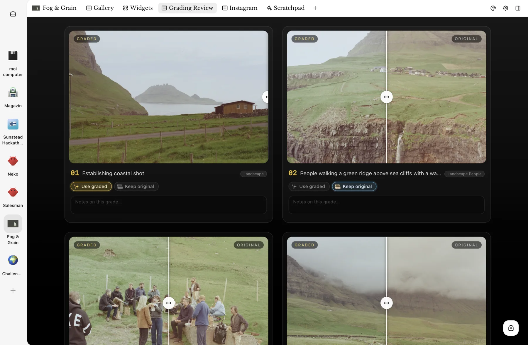 Color grading review